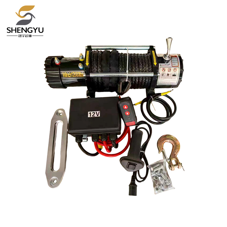 Cabrestante Eléctrico 12V24V con Cuerda Dyneema