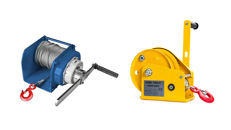 ¿Cuáles son los beneficios de la función de autobloqueo de un cabrestante de manivela manual?