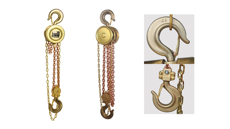 Un polipasto manual a prueba de explosiones garantiza la seguridad de la fábrica de fertilizantes