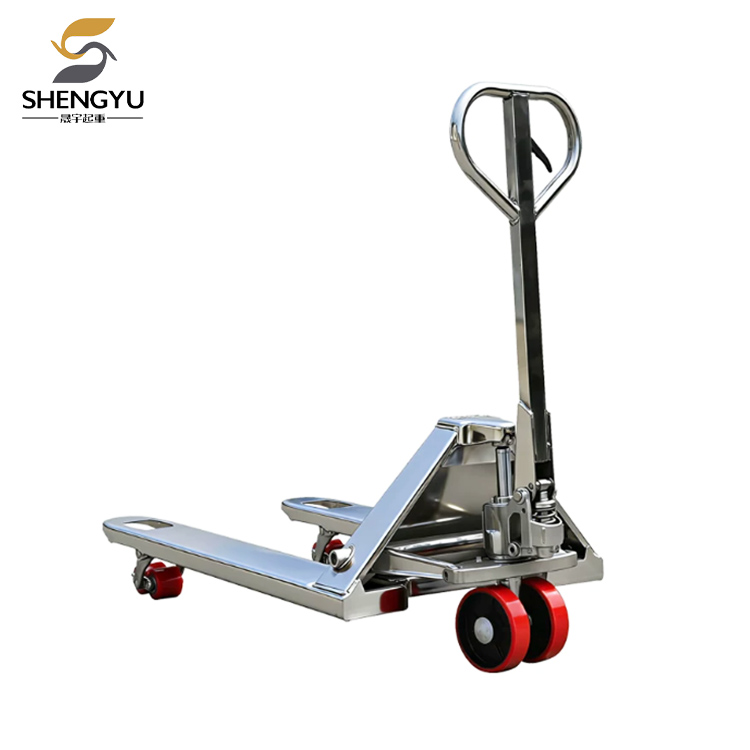 Transpaleta manual de acero inoxidable 304