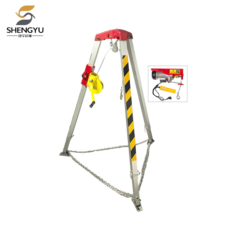 Trípode de rescate eléctrico