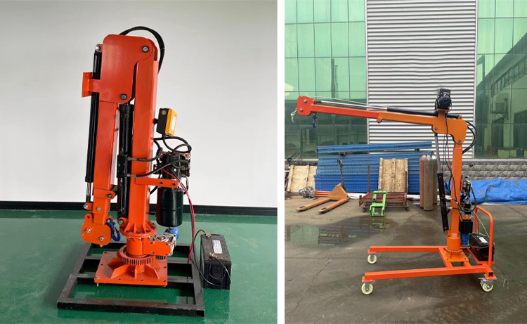 Mini Electric Hydraulic Vehicle Mounted Crane