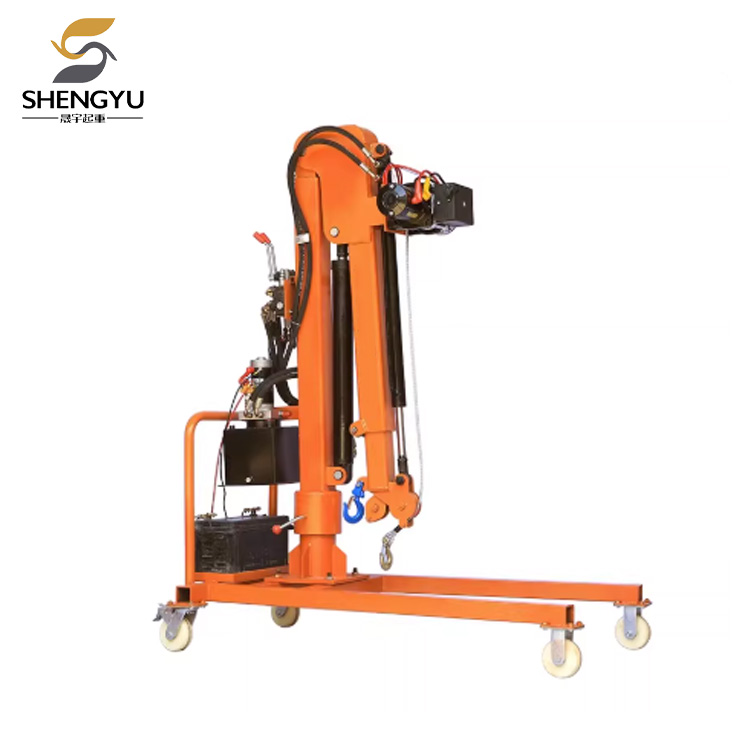 Grúa montada en vehículo hidráulico eléctrico móvil